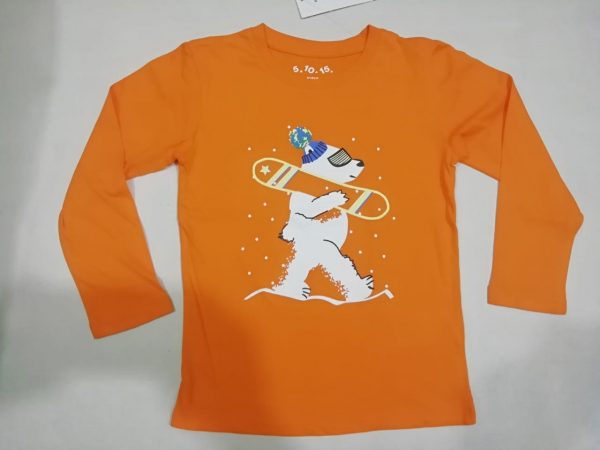 Orange Baby Winter T-shirt - AmaderCart