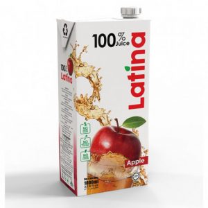 Latina 100 % Juice (Apple) - 1 Ltr Amader cart