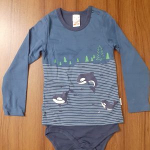Dark Blue Baby T-shirt (Full Sleeve) - AmaderCart